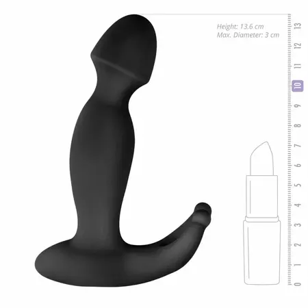 Satisfyer Pounding Pete intimni silikonski vibrirajući sistem crni
