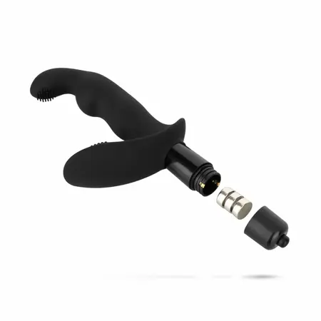 TOYJOY Dynamic Duke rebrasti silikonski intimni masažer crni