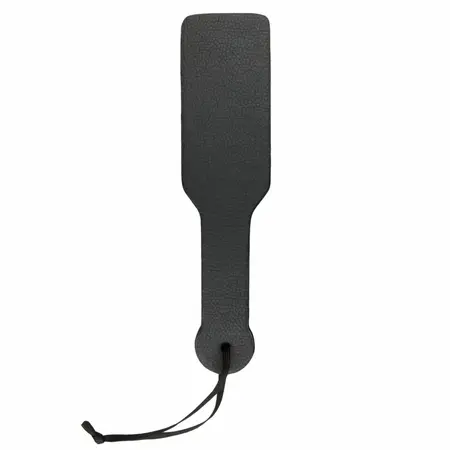 Ouch! Crni PU kožni palica za udarce - ergonomska, izdržljiva, 32 cm