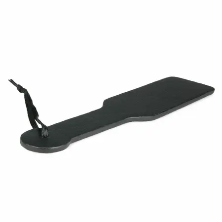 Ouch! Crni PU kožni palica za udarce - ergonomska, izdržljiva, 32 cm