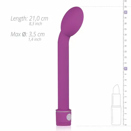 EasyToys G-Spot intimna mašina vodootporna ljubičasta vitki dizajn