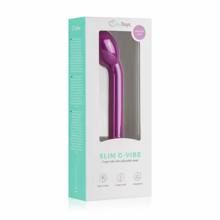 EasyToys G-Spot intimna mašina vodootporna ljubičasta vitki dizajn