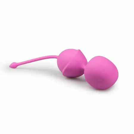 EasyToys Pink Duo Silikonske Loptice za Trening Karličnih Mišića 3,5 cm