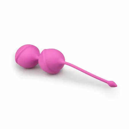 EasyToys Pink Duo Silikonske Loptice za Trening Karličnih Mišića 3,5 cm