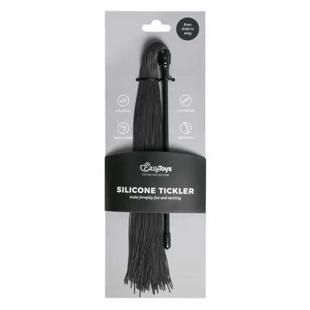 EasyToys Crni Silikonski Senzorni Stimulator - Fleksibilan Lagan Model