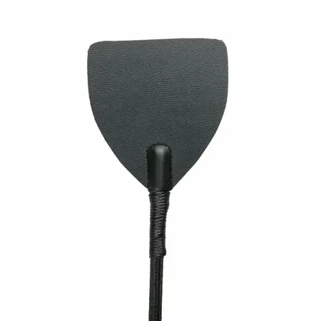 Ouch! Crni Kožni Impact Alat sa Dekorativnim Metalnim Kapama, 45 cm
