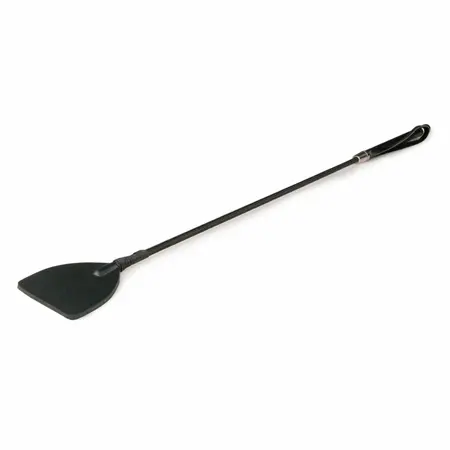 Ouch! Crni Kožni Impact Alat sa Dekorativnim Metalnim Kapama, 45 cm