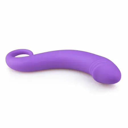 EasyToys Silikonski Prostate Masažer Ljubičasti Zakrivljeni Anatomski Model