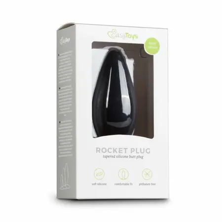 Sinner Gear Veliki Silikonski Čep Crni - Siguran Analni Model sa Širokom Podlogom
