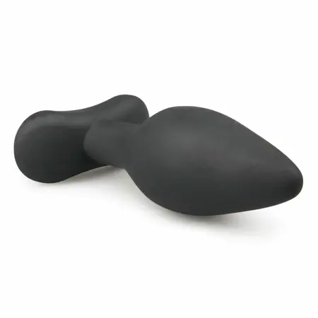 EasyToys Silikonski Analni Čep Srednji Crni - Fleksibilan Ergonomski Model
