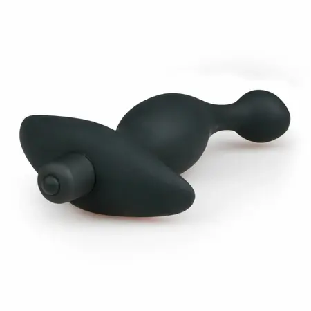 Sinner Gear Black Silicone Prostate Massager with Vibration Function