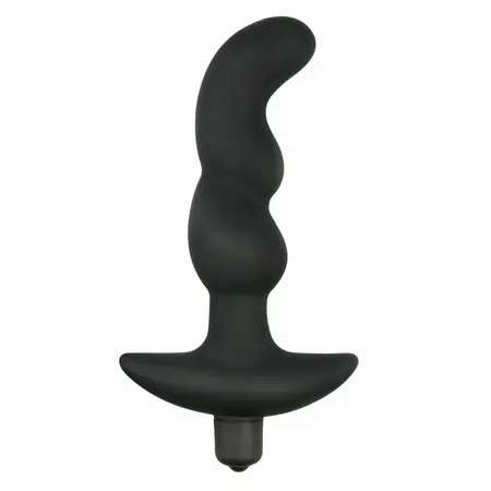 EasyToys Silikonski Prostate Masažer Crni Ergonomski Dizajn