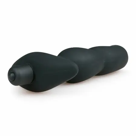 EasyToys Silikonski Prostate Masažer Crni Ergonomski Dizajn