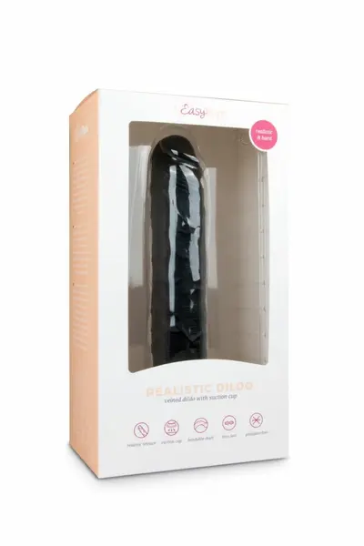 ToyJoy RealRock Intimni Uređaj Crni 28.5 cm Fleksibilna Površina