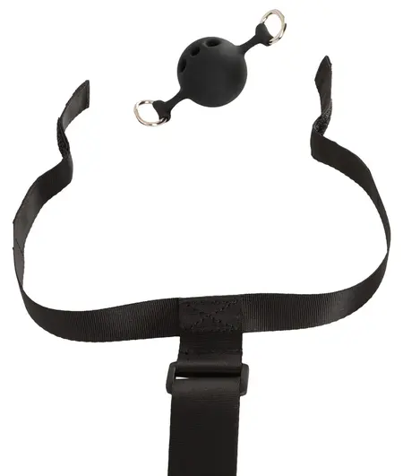Bad Kitty bondage set sa analnom kukom i podesivim gegom za usta