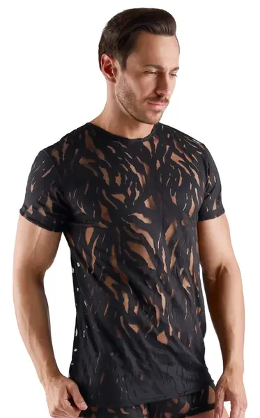 Svenjoyment M. Shirt XL crna muška majica kratkih rukava sa burnout efektom