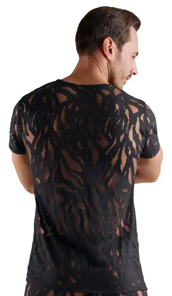 Svenjoyment M. Shirt XL crna muška majica kratkih rukava sa burnout efektom
