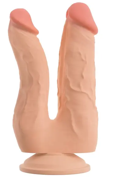 Nature Skin savitljivi dupli penetrator sa pokretnom kožom TPE 20/19cm
