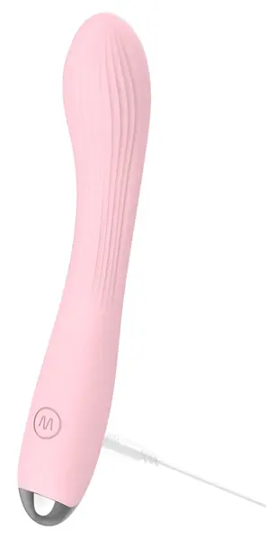 beau coeur Kireya Curved Vibra silikonski intimni masažer 20.3 cm ljubičasti