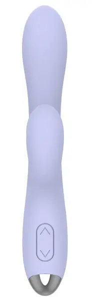 beau coeur Rivano zakrivljeni rabbit vibrator, dva motora, mekani silikon, 20.4 cm