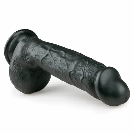 TOYJOY Realistični Model Crni 22.5 cm - Anatomski Silikonski Uređaj
