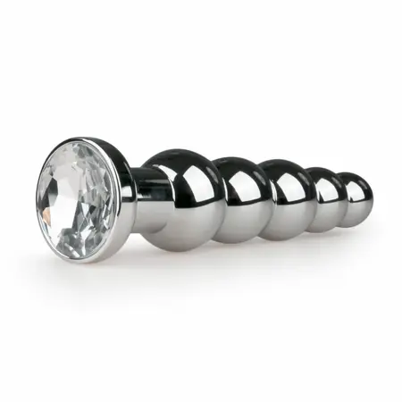 Rimba Aluminijumski čep Clear Crystal - Elegantan metalni intimni aksesoar