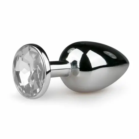 Diogol Metalni čep Srebrni sa prozirnim kristalom S - Kompaktni aluminijumski model