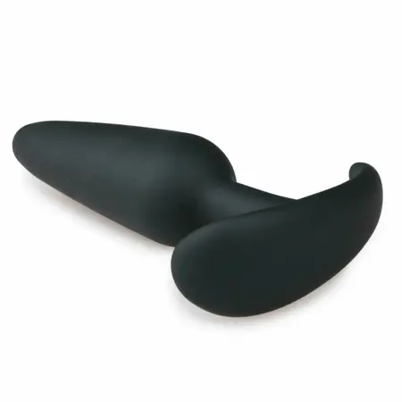 EasyToys Silikonski intimni čep L Crni - Ergonomski fleksibilan dizajn