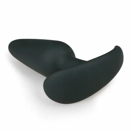 EasyToys Silikonski čep M - Fleksibilan anatomski intimni aksesoar, Crni