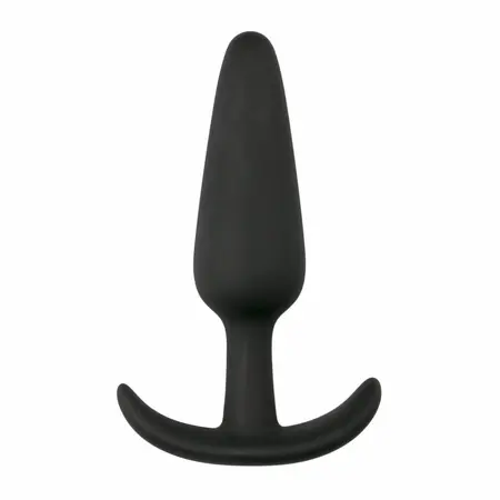 EasyToys Silikonski čep S Crni - Kompaktni fleksibilni intimni aksesoar