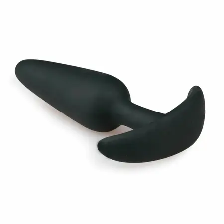 EasyToys Silikonski čep S Crni - Kompaktni fleksibilni intimni aksesoar