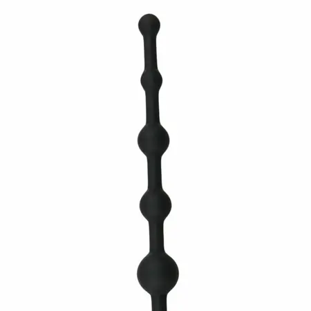 EasyToys Analne perle Crne 10-komadni fleksibilni silikonski lanac 34 cm