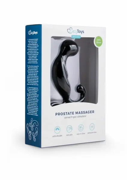 Nexus Revo Zakrivljeni prostate masažer Crni - Ergonomski silikonski uređaj