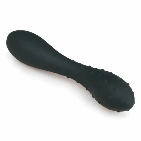 Sinner Gear Zakrivljeni silikonski model sa stimulativnom površinom Crni 20cm