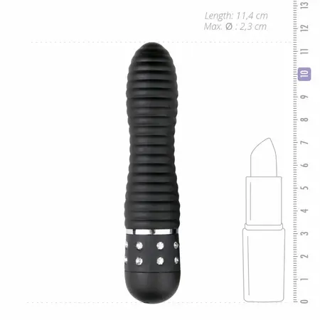 Love Diamond Black - Multi-Texture Intimate Stimulation Device