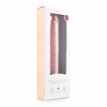 EasyToys Silikonski dvojni fleksibilni intimni uređaj 45 cm Crni