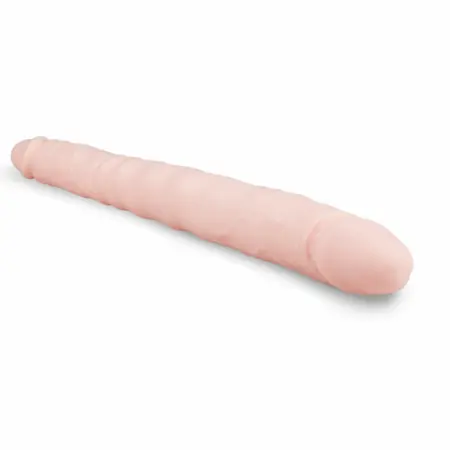 EasyToys Silikonski dvojni fleksibilni intimni uređaj 45 cm Crni