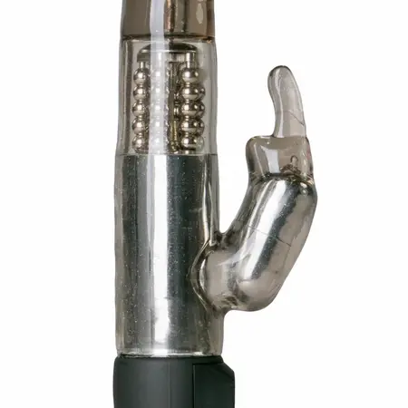 EasyToys Black Dual-Akcioni Silikonski Vibrator 12 Načina Vodootporan