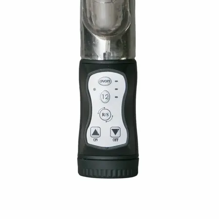 EasyToys Black Dual-Akcioni Silikonski Vibrator 12 Načina Vodootporan