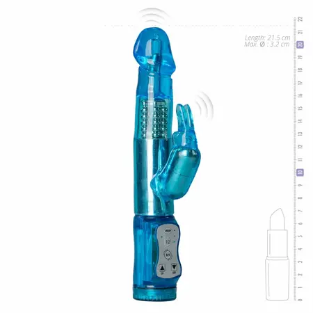EasyToys Blue Rabbit Multi-Speed Intimate Wellness Device, Waterproof