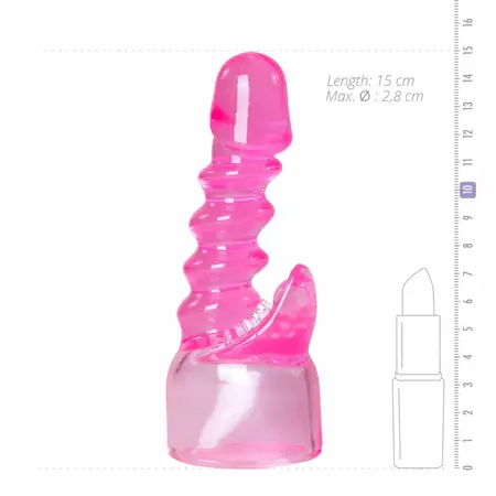 Easytoys Spiralni Wand Dodatak Roze - Fleksibilni Silikonski Dodatak
