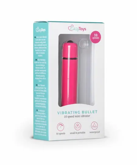 EasyToys Bullet Vibrirajući Uređaj 10-Brzinski Kompaktni Roze