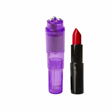 Easytoys Pocket Rocket Mini Massager Purple - 4 Attachments