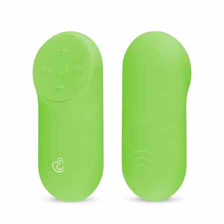 EasyToys Vibrating Egg Green - Wireless Remote, 10 Modes, Compact Design