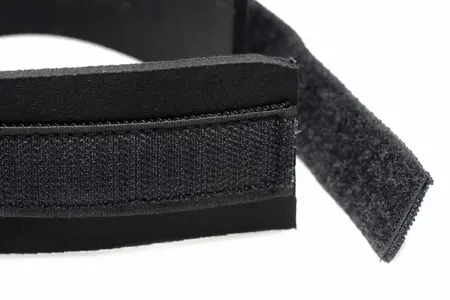 Frisky Adjustable Neoprene Collar & Nylon Leash Set, Black, 116cm