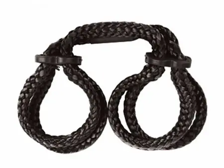 Original Sin Podesive Lisice od Užeta Crne 48cm Polipropilen ABS
