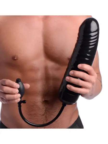 XR Brands Master Series XXL Inflatorni Crni Intimni Uređaj 32 cm