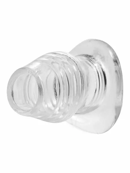 XR Brands Cock Dock Clear Hollow Tunnel Plug 11cm TPE