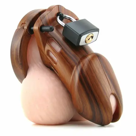 CB-X CB-6000 Designer Series Chastity System Wood Finish 35 mm