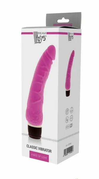 Pretty Love Classic Slim Pink Vibrator 21cm Waterproof Silicone